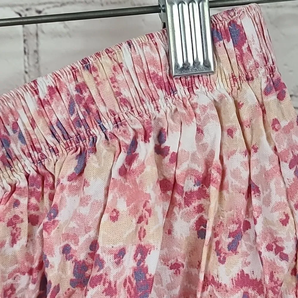 Abercrombie Kids Girls Skirt Size 14 Pink A Line Elastic Waist Summer Tween Chic